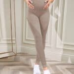 Legging Grossesse Marron